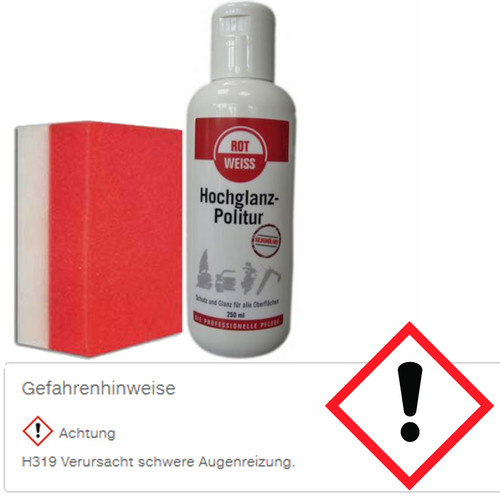 Rotweiss hochglanzpolitur - rotweiss,